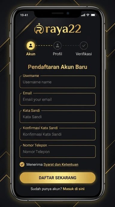 Tampilan halaman daftar raya22